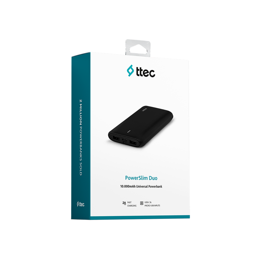 Ttec 2BB163S PowerSlim Duo 10.000mAh Ta
                        Cep Telefonu Aksesuarları