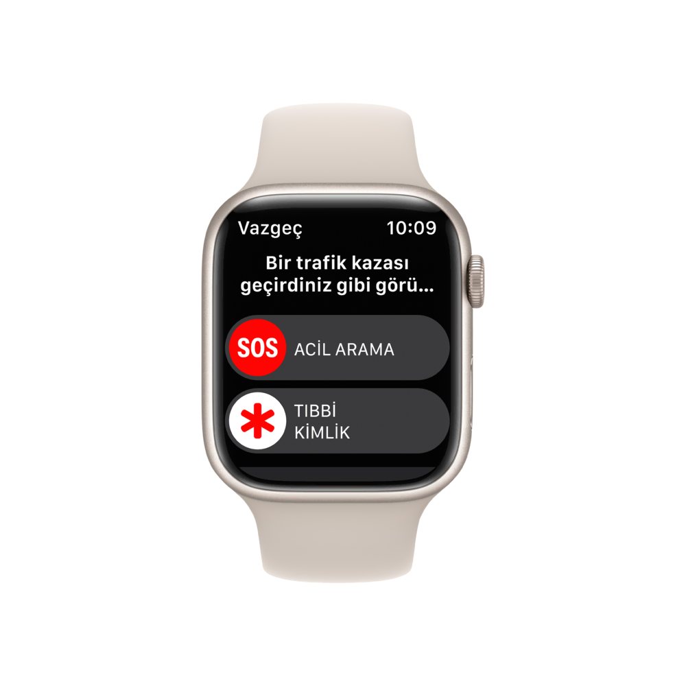 Apple Watch Series 8, 45mm Yıldız Işığı
                        Akıllı Saat