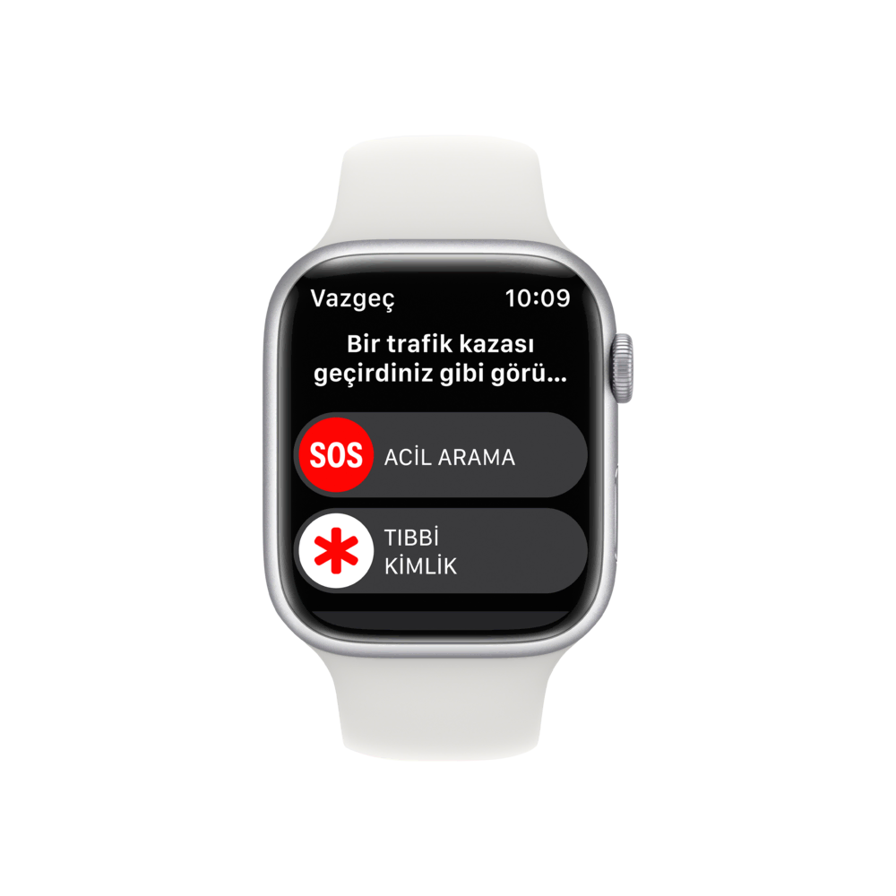 Apple Watch Series 8, 45mm Gümüş
                        Akıllı Saat