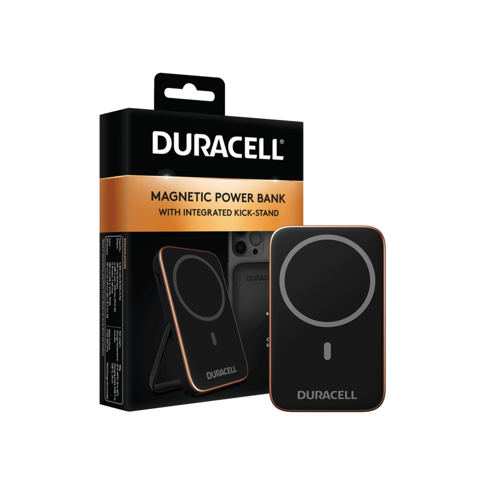 DURACELL 5000 PBANK MAGSAFE 12W BLACK
                        Powerbank