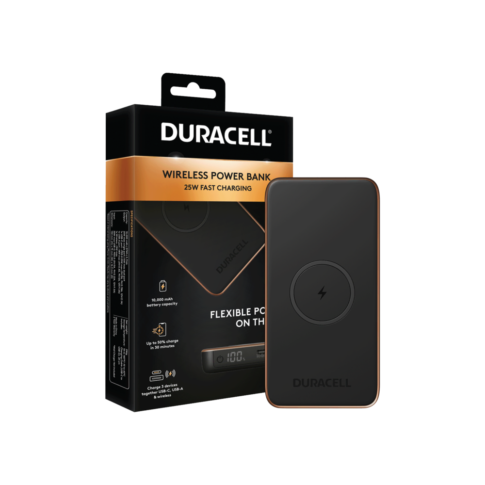 DURACELL 10000 PBANK 25W BLACK
                        Powerbank